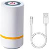 Générique Generic - Sacchetto sottovuoto per alimenti con aspirazione potente, pompa a sacco compressa di design compatto, pompa di stoccaggio sottovuoto a processo rapido, pompa per vuoto elettrica con