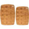 Gcerfby Tagliere In Legno, Tagliere In Bamboo, Tagliere Spesso Per Blog Da Cucina, Antiscivolo, Resistente, 15,5 Cm/6,1 Pollici, Per Cucina, Tagliare Frutta, Carne