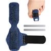 Mlllokfki Stecca per dita dei piedi traspirante per dita rotta, correttore per dita dei piedi imbottiti, raddrizzatore delle dita dei piedi durevole per dita ricci, dita curve, disagio delle dita