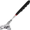 Rqrdww Strumento di raccolta 'artiglio magnetico, Picker telescopico con luce, Strumento di raccolta magnetico lungo, Asta di aspirazione magnetica in ferro, Forte raccoglitore magnetico, Pickup