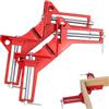 Helweet Morsetto Angolare ad Angolo Retto 90 Gradi per Falegnameria e Saldatura, Hand Tools Lavorazione con 2 Pezzi