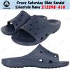 Crocs Saturday Slide Sandal Lifestyle Navy 213298-410 taglia unisex