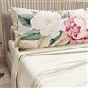 PETTI Artigiani Italiani - Lenzuola in Cotone con Federe in Stampa Digitale, Lenzuola Matrimoniali, Completo Letto Matrimoniale, Sofia Panna, 100% Made in Italy