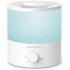 MEGAWISE 1.5L umidificatore di nebbia fredda per camera da letto, casa, ufficio e piante, diffusore di olio essenziale con uscita di nebbia regolabile, 25dB silenzioso ultrasonico, fino a 10 ore, faci