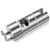 Vinabo Supporto Soffione Doccia, Supporto Doccia Senza Foratura, 18-25 mm, Diametro Regolabile, Supporto Doccetta con Gancio, Installazione Semplice