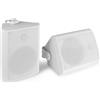 Power Dynamics BGO65 - Set di Diffusori, 2 Vie, Woofer da 6,5, Driver Tweeter da 1, 150 Watt di Picco, 45 Watt RMS, IPX5, Montaggio a Parete, Nero
