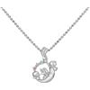 U-TREASURE Collana Piccole Stelle Gemelle ARGENTO 925 Ciondolo Unicorno Sanrio Nuova Spe...