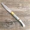 PATTADA COLTELLO 24 CM SARDO SARDEGNA Pattadesa Pattada MANICO CORNO BUE lama 11 cm
