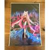 Poster originale Aurora Sailor Moon Museum formato A3 Black Lady 2024 Giappon...