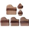 Générique Polvere Libre Puff Trucco - Spugne Fondant - 6 pezzi riutilizzabili morbidi strumenti di bellezza per fondotinta viaggio contornante fusione donne e ragazze