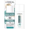 L'Oreal Paris L'Oréal - Fluido UV Glow-Fluid colorato giornaliero, SPF 50, Niacinamide + Pigmenti Glow, colore: chiaro, Bright Reveal, 1 x 50 ml