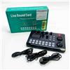 allwin Scheda audio e interfaccia audio live con effetti mixer DJ e voice changer, mixer audio stereo F998 Bluetooth, per lo streaming live su YouTube, PC, studio di registrazione e giochi