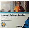 Sandoz MAGNESIO E POTASSIO SANDOZ - Integratore Alimentare di Sali Minerali - 20 BUSTE