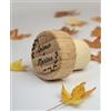 Generico Tappo in legno personalizzato con incisione - segnaposto o bomboniera, regalo - confezione da 10 pezzi - matrimoni, feste, battesimo, 18 anni, comunione, nascita, regalo per ospiti.