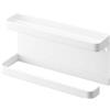 YAMAZAKI 6693 SMART Portaombrelli da parete, bianco, Acciaio, minimalista, 20 x 6.5 x 9.5 cm