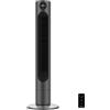 Cecotec - Ventilatore a torre EnergySilence 800 Skyline Smart da 92 cm, potenza 60 W, touch screen LED, telecomando, 3 velocità, timer 12 ore, oscillazione 60º,Altezza 36, Grigio