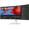 LG UltraWide 38BR85QC-W (3840 x 1600 pixel, 37.50"), Monitor, Bianco