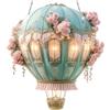 Generico Ornamenta e a Mongolfiera - Lampada A Pallone Aerostatico - Decorazione Appesa per Finestre Modello in Acrilico per Casa Giardino Sentiero Patio Campeggio Raduni