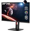 Konix Mythics Vidar Monitor 4K 28 per PC, PS4, PS5, Switch e Xbox - UHD 2160px - Frequenza di 60Hz - Tempo di risposta 1ms - 3x HDMI - Pannello IPS