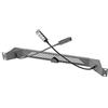 Adam Hall 19 Parts 87463 ULTRA C - Luce rack a LED COB con due colli di cigno e selezione colori