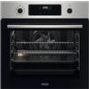 Zanussi ZOPXD6X2 Forno Multifunzione con Pulizia Pirolitica, 9 Posizioni con Cavità XXL, Diplay LED, Orologio elettronico + Comandi Squamottabili, Rotaie Telescopiche 1 Livello, Inox, A+, 72 litri