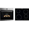Electrolux Serie 600 Forno da Incasso a Vapore Multifunzione, Capacità 68 L, COD3S40X & Serie 300 Piano Cottura a Induzione 4 Fuochi da Incasso, EIB60424CK, Comandi SliderTouch