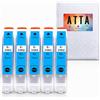 ATTA Cartucce d'inchiostro 33XL ciano per Epson 33 33XL ciano per Epson Expression Premium XP630 XP640 XP7100 XP-830 XP-900 XP-7100 XP-645 XP-530 XP-635 XP-540 confezione da 5