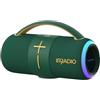IRRADIO IR-H68, Cassa Bluetooth, Diffusore Wireless Colorato e Potente, Suono Hi-Fi, luci LED RGB, Impermeabile IPX6, 50W di Potenza, Funzione True Wireless Stereo, Ideale per l'Ascolto Indoor e Outdo