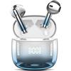 Ddidbi Cuffie Bluetooth, Auricolari Bluetooth 5.4 Incorporato Driver da 14.2mm, Cuffie Wireless con Bassi Icmmersivi, IP7 Impermeabili Cuffiette Bluetooth, 40H Cuffie Senza Fili con Display LED, Blu