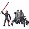 Star Wars Mission Fleet Gear Class Darth Maul Sith Sonda Pursuit 6,5 pollici Scala Figura e Veicolo, Giocattoli per bambini dai 4 anni in su