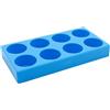 Fpbiagoq Multi Hole Driver Router Bit Tray Fresatura Cutter Storage Holder Box Holder Tool Organizer per la lavorazione del legno Router Vassoio Organizer