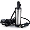 Chukchi - Pompa sommergibile, 38 mm, 12 V CC, per trasferimento di acqua, olio e gasolio, con spina per accendisigari