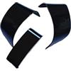RXRJSU Interni Auto Accessori Per VW Per Golf 5 MK5 Per Passat B6 Per Jetta Per Tiguan 2007 2008 2009 2010 2011 ABS Fibra di carbonio Volante dell'automobile Patch decorativa Adesivo Auto Trim
