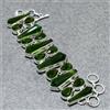 Bracciale etnico moda fatto a mano dichiarazione gioielli peridoto...