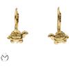 Orecchini oro giallo 18 kt 750 tartarughe -430/VE-