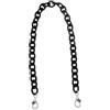 DIYEAH Catena per Borsa in Acrilico Nero 60cm Resistente e Rimovibile per Tracolla Mini Tote Bag e Handbag Decorazione Fai-da-Te