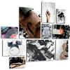 Giallobus - Set 10 Quadri Multi Pannello - Musicart - Legno MDF - - 2 x 42x29,7cm - 4 x 29,7x21cm - 4 x 21x14,85cm - - Pronti da Appendere - Quadri Moderni per la casa