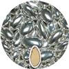 EinsSein Confetti di Mandorla Matrimonio Nobile Argento 500g | 125 pezzzo Confettata per Comunione Battesimo Cresima Nascita e Laurea | Decorazioni Bomboniere per Bimba Cuoricini