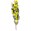 generico Mimosa Festa della donna -Mimosa Artificiale con Cioccolatino a forma di Cuore - 35 cm | Fantastico regalo per la Festa della Donna 8 Marzo