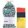 NATYR - Altromercato - Cotton bag - Sapone artigianale scrub carbone vegetale e rosa 100 gr + sapone artigianale mela e cannella 100 gr