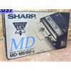 Sharp MD-MS100-S registratore minidisco portatile argento NOS completo di...