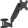vidaXL Supporto a parete per monitor per max 27 pollici con molla a gas da 10 kg