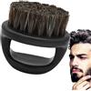 Generic Spazzola da barba con setole di cinghiale, portatile, da uomo, per viaggi, casa e, balsamo e olio facili da applicare