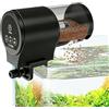Piashow Mangiatoia automatica per acquario, mangime per pesci e acquari, 100 ml, grande capacità, mangime per pesci e acquari, mangiatoia automatica per acquari, serbatoio per pesci