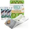 Knuffelwuff Set di biscotti per cani e gelati per cani con 3 stampi in silicone, ricette e snack salmone, resistenza al calore da -40 °C a 220 °C, perfetto per addestramento dei cani