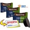 Caffè Borbone 50 / 600 Capsule → Borbone Don Carlo a MODO MIO Miscela Blu Nera Rossa Light Dek
