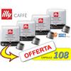 Illy 108 Capsule Caffè Caffe ILLY IPERESPRESSO → Classico, Intenso, Dek a SCELTA