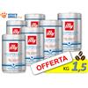 ILLY Caffè in GRANI → 500 gr - (2x250 gr ) - Caffe Tostatura Deka, DECAFFEINATO
