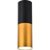 Candellux Lighting TUBE CEILING 1X15W GU10 5,8/20 BLACK & GOLD