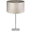 Zarivy Tavolo Alto Tania 1xe27 in elegante nichel e legno grigio. Dimensioni: 62 x 30 x 30 cm. Ideale per illuminare il tuo spazio con stile e funzionalità. Perfetto per qualsiasi ambiente.